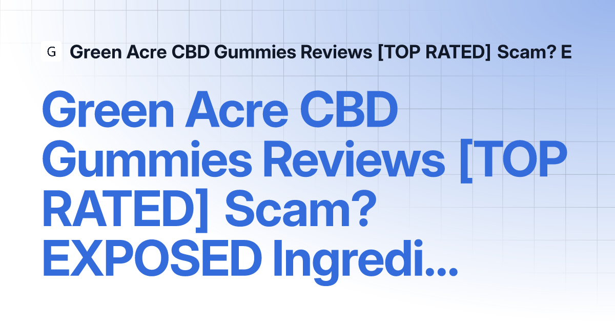 green-acre-cbd-gummies-1.gitbook.io